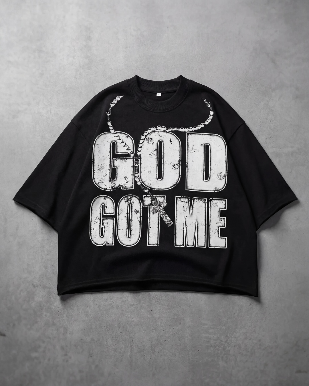 GOD GOT ME BLACK TEE