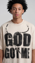 GOD GOT ME CREAM TEE