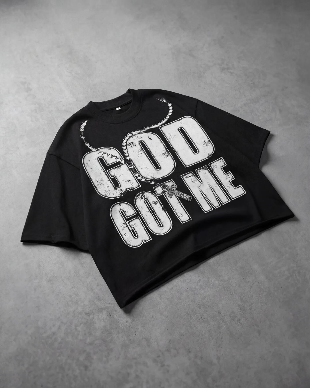 GOD GOT ME BLACK TEE