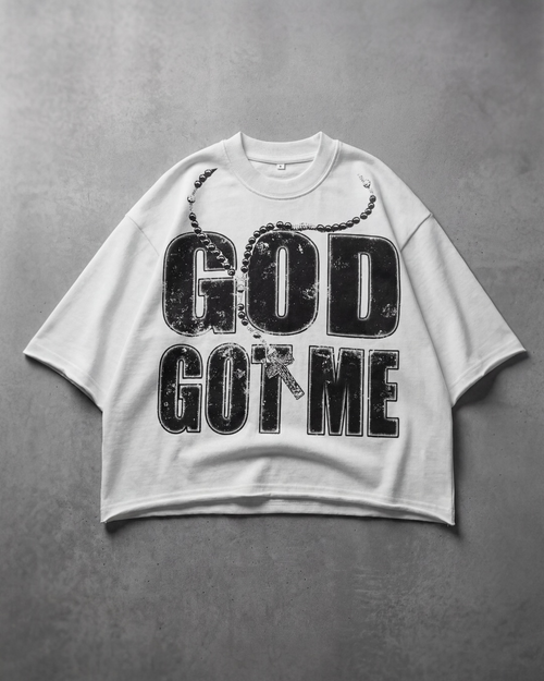 GOD GOT ME WHITE TEE