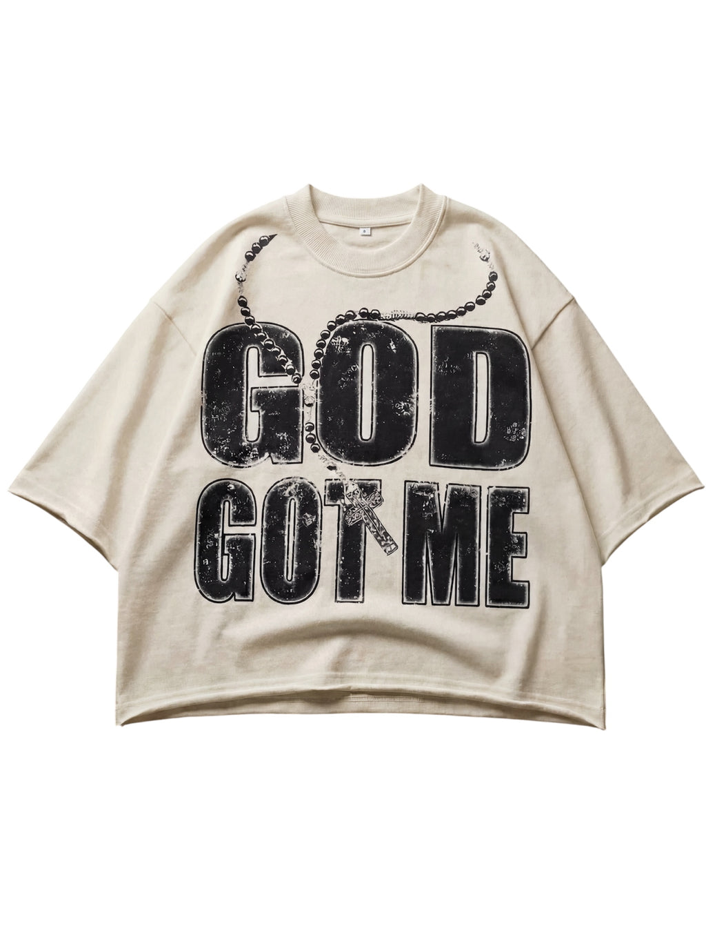 GOD GOT ME CREAM TEE