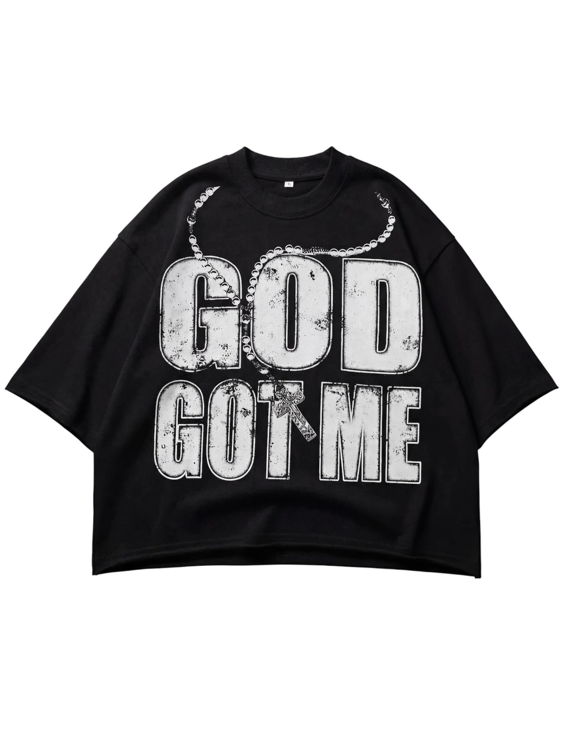 GOD GOT ME BLACK TEE