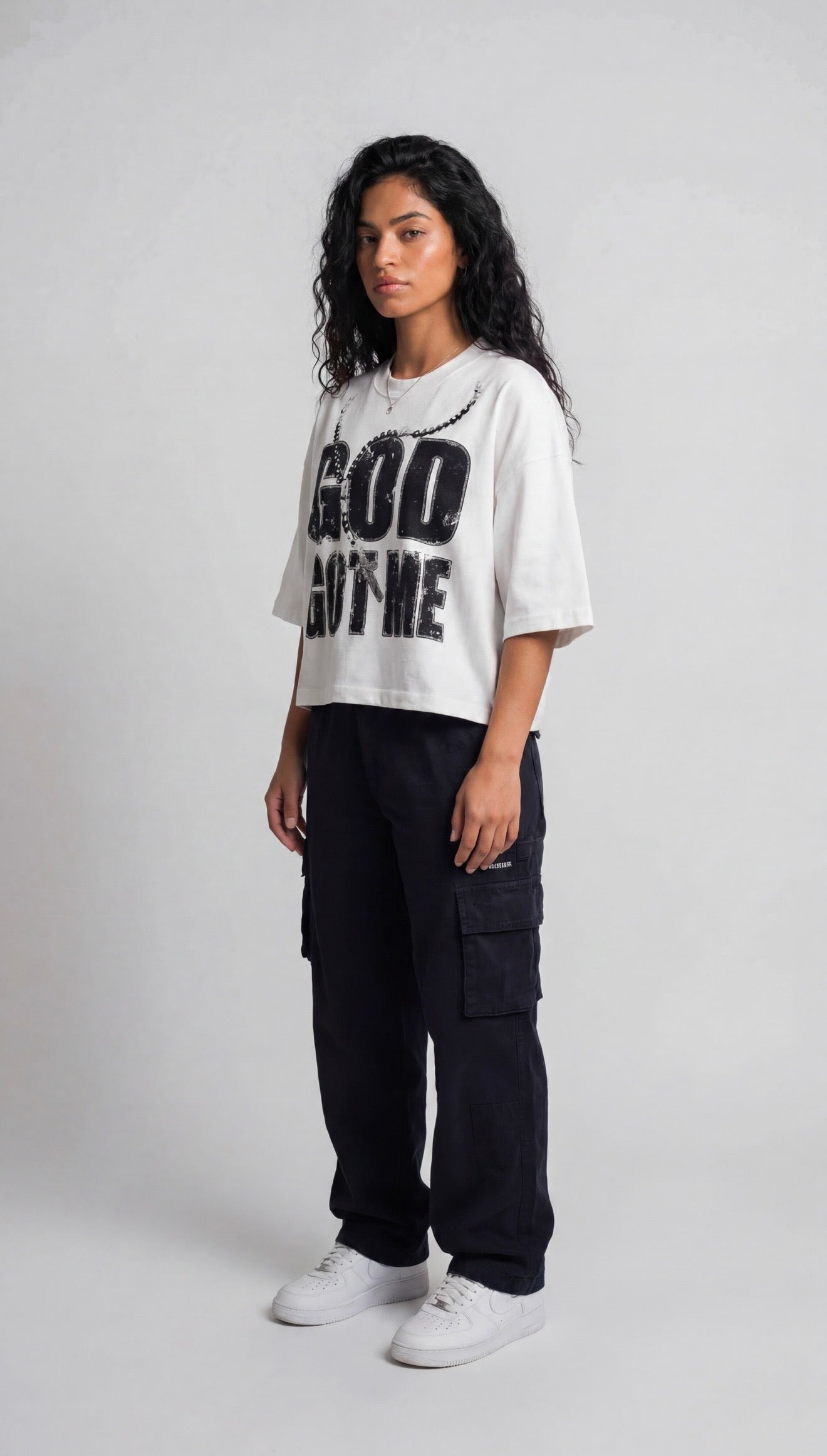 GOD GOT ME WHITE TEE