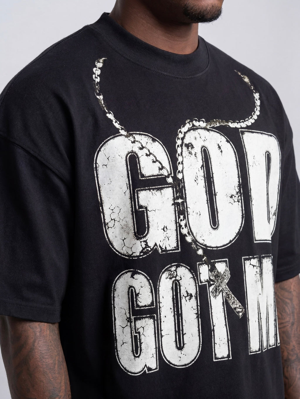 GOD GOT ME BLACK TEE
