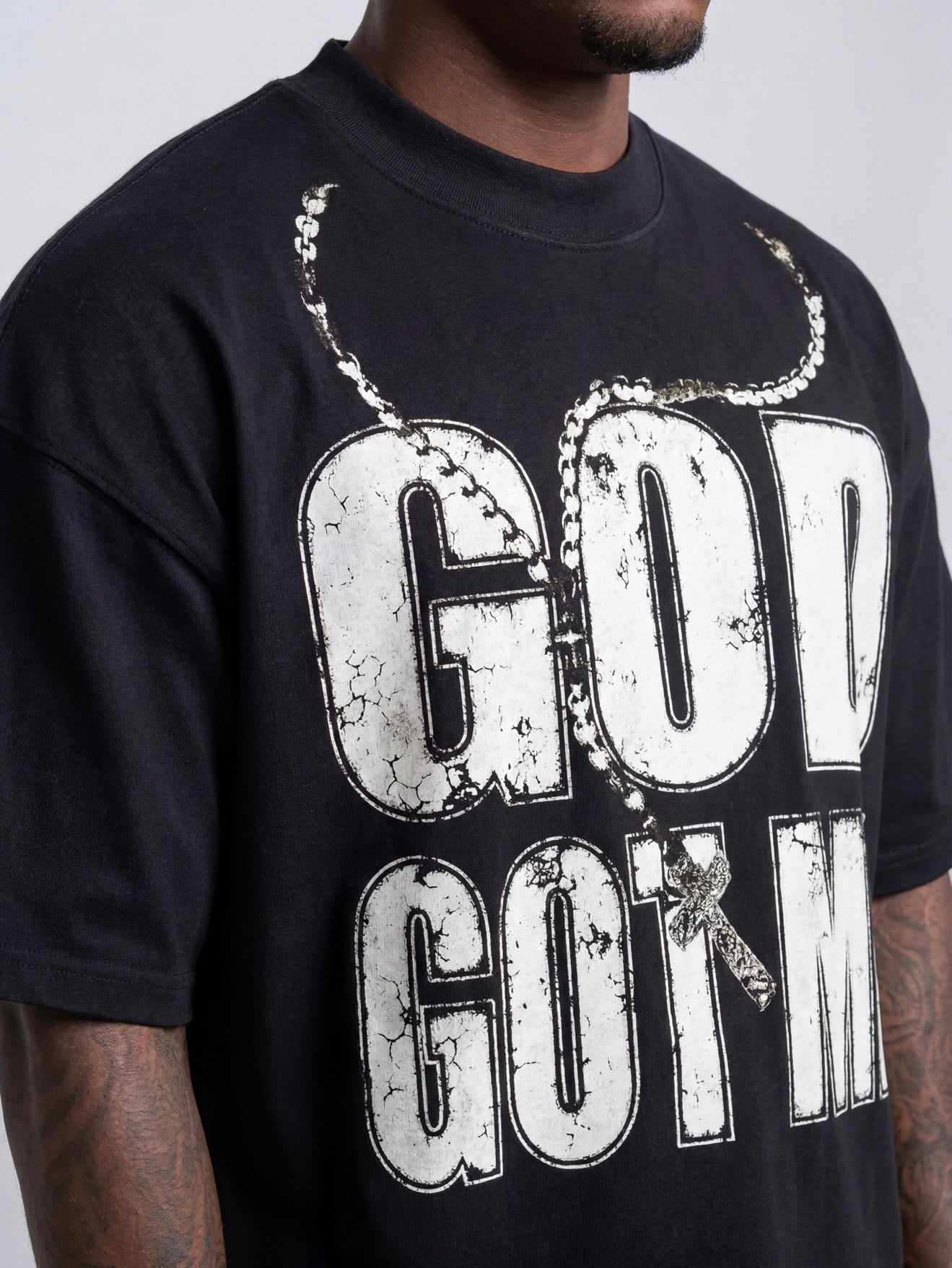 GOD GOT ME BLACK TEE